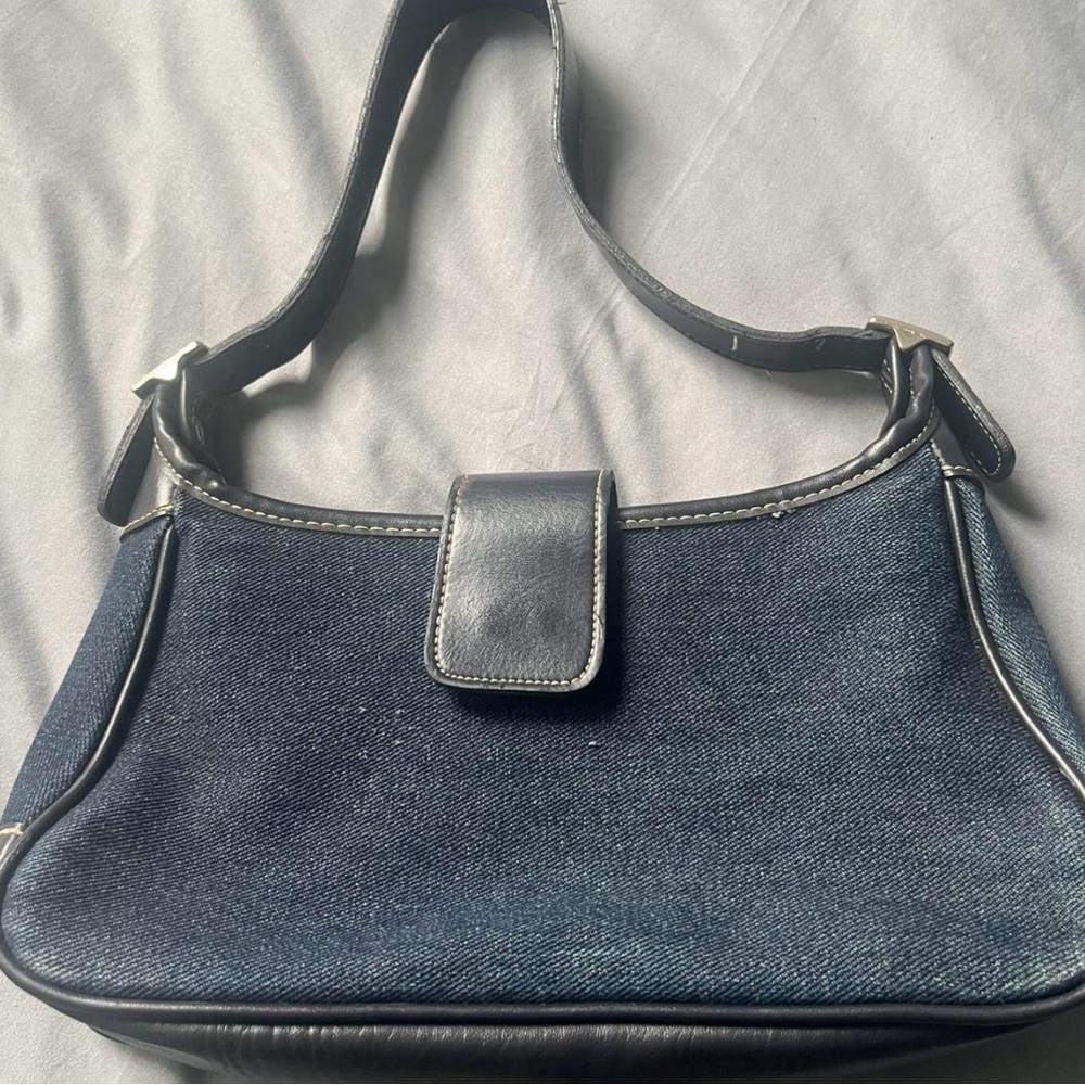 Vintage Denim Shoulder Bag